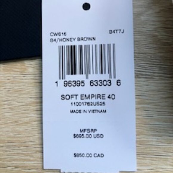 Coach Soft Empire Carryall Bag 40 in Honey Brown - Picture 5 of 8